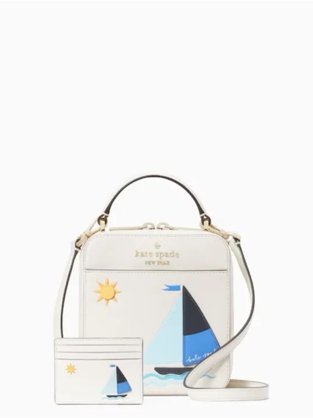 Kate Spade Set Sail Vanity Crossbody and Slim Card Holder